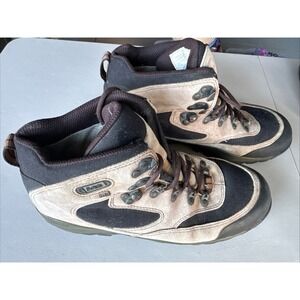 REI Brown Leather Gore-Tex Waterproof Hiking Boots‎ Vibram Sole US Men's 10.5